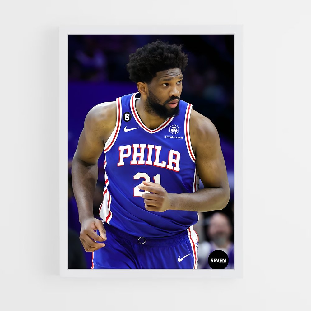 Poster Le Phénomène Embiid – affiche Basketball (vue 3)